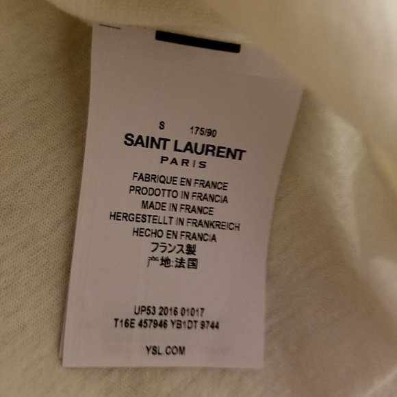 Saint Laurent Paris Snake Print Tee - Picture 3 of 4